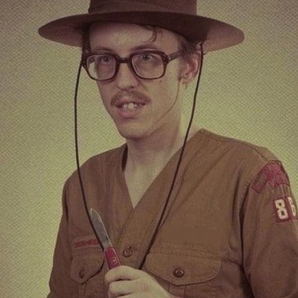 Above: Founding Scout Master Freddy "Flip" Antouchyerson